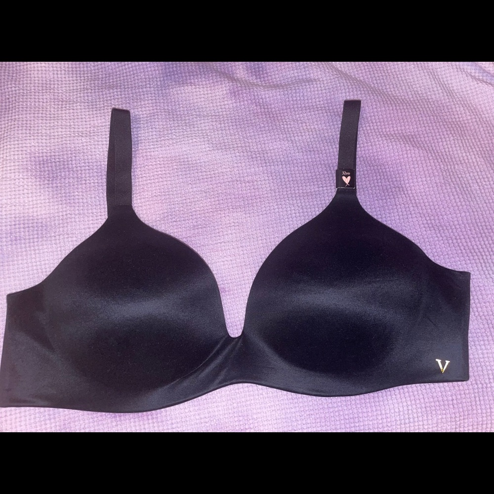 Black Bare infinity flex lightly lined demi 32DD wireless